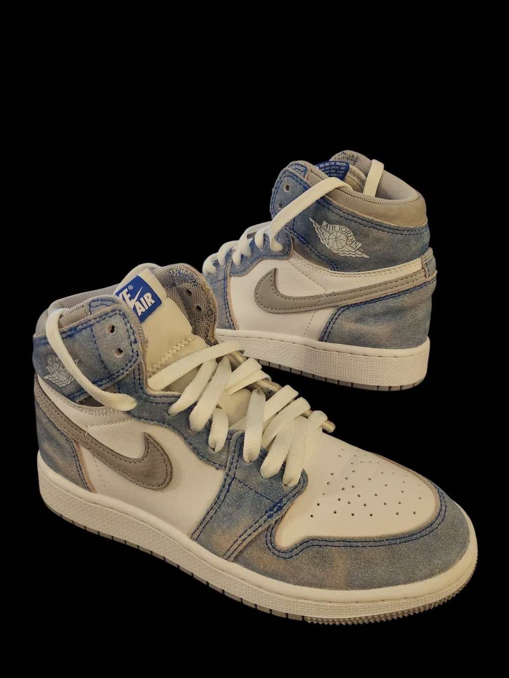 Nike Air Jordan 1 High Hyper Royal Smoke Grey (2021) Nike US 5 Youth 575441-402
